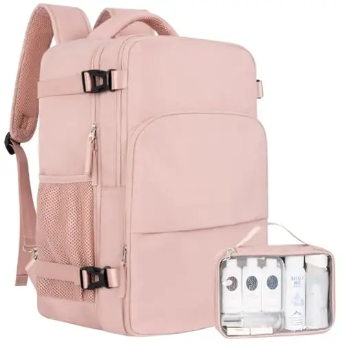 Sinaliy backpack with detachable toiletry bag