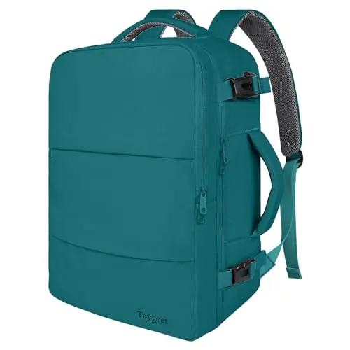 Taygeer backpack being carried as a handbag and backpack