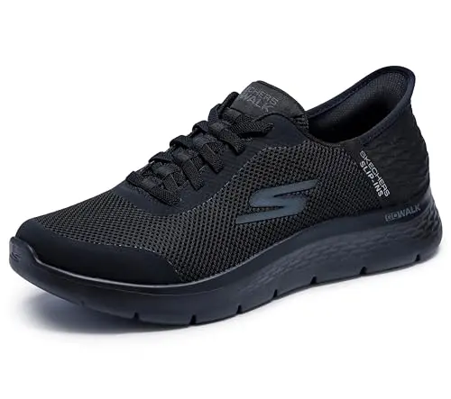 Skechers Go Walk Flex Hands Up slip-on sneaker with bungee laces