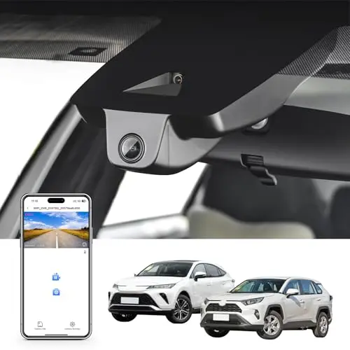 MANGOAL front dash cam for older RAV4 models without a vent hole