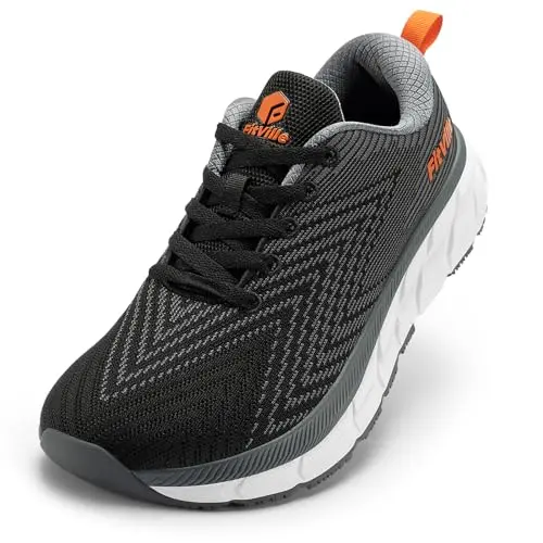 FitVille men's extra wide walking shoes with mesh upper and cushioning