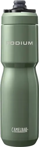 CAMELBAK Podium Steel insulated stainless steel bike water bottle in moss green