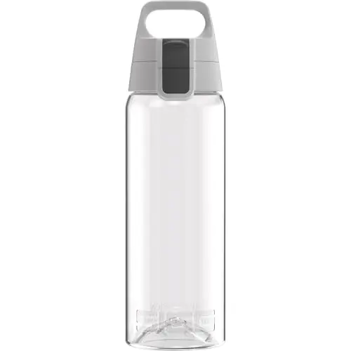 SIGG Total Color ONE anthracite transparent plastic water bottle