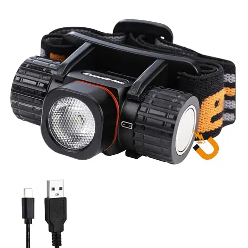 EverBrite compact rechargeable headlamp with adjustable head strap