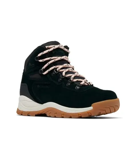 Columbia Women's Waterproof Hiking Boot on a wet, rocky trail