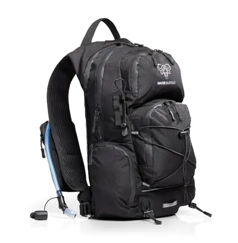Water Buffalo 22L hiking hydration backpack with included 2L bladder