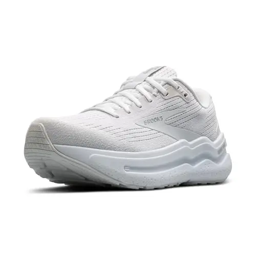 Brooks Ghost Max 2 neutral running and walking shoe in bright white