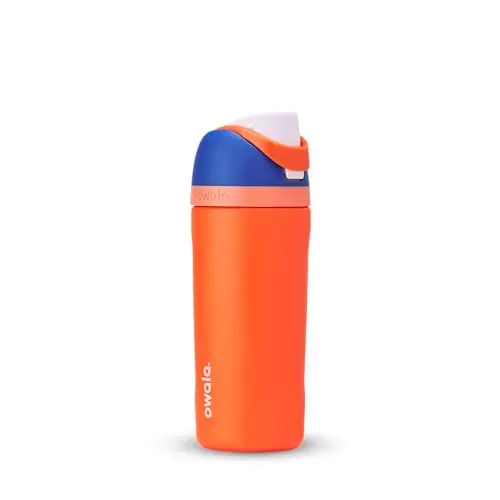 Owala Kids FreeSip insulated stainless steel water bottle in Blue Citrus