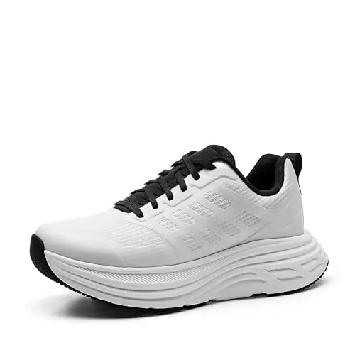 NORTIV 8 women's white walking shoe with cushioned sole