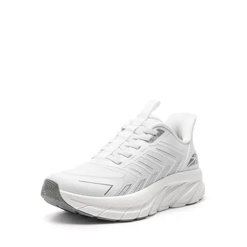 ALLSWIFIT women's slip-on walking shoes with cushioned midsole and breathable mesh upper