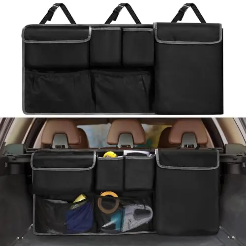 XHRING black hanging storage bag for Subaru SUV backseat
