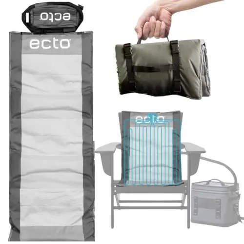 Ecto TOPR grey cooling cushion with water tubes and battery pack