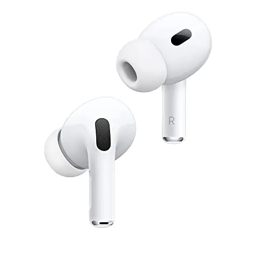Apple AirPods Pro 2 wireless earbuds in charging case