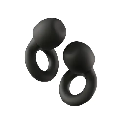 Loop Quiet 2 soft silicone earplugs in black.