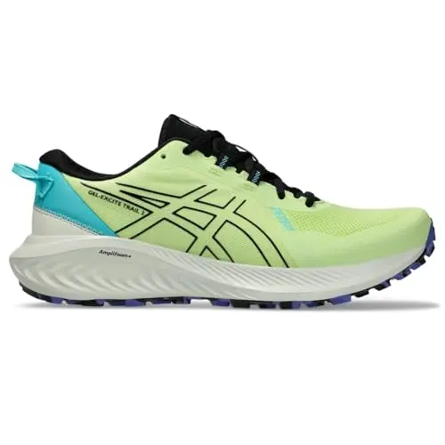 ASICS Gel-Excite Trail 2 Running Shoes in lime green and black