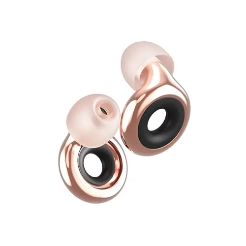 Loop Experience 2 Plus earplugs with mute inserts and foam tips.