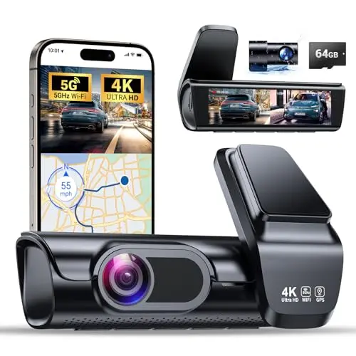 OVAMAN K600 4k dash cam with 3.59 inch IPS screen