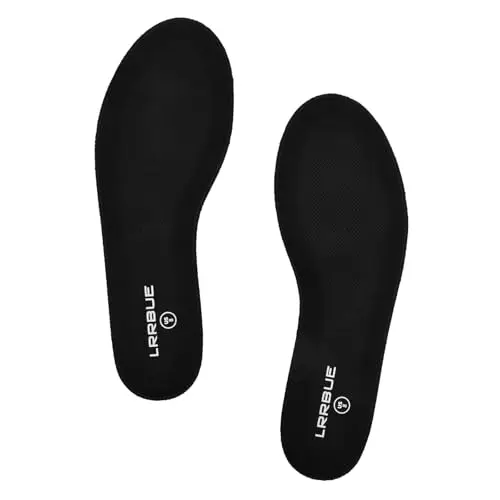 LRRBUE memory foam shoe inserts for women in black