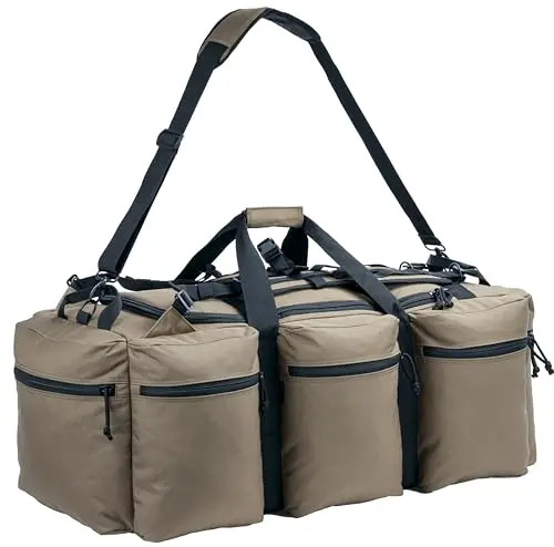 XMILPAX military style duffle bag with backpack straps and multiple pockets