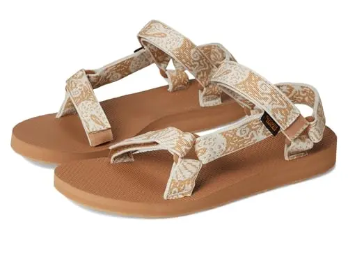 Teva Women's Original Universal Sport Sandal in Sirena Tanzine color, showing vibrant straps and molded footbed.