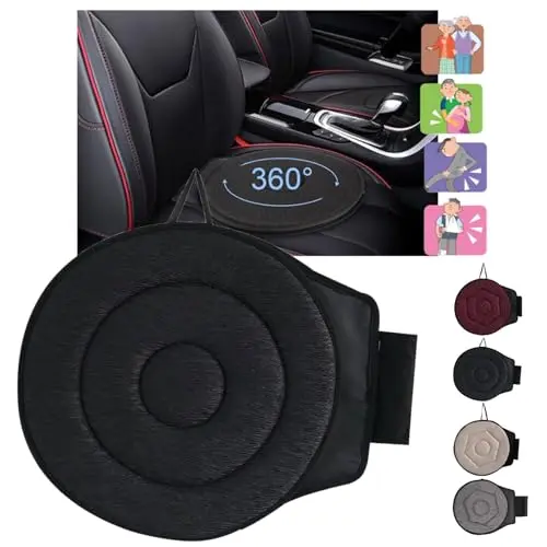 Generic rotating seat cushion in black