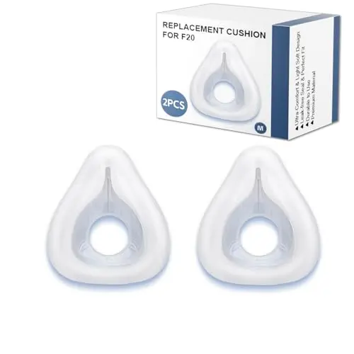 NQIAO replacement cushion for ResMed AirFit F20 full face mask in medium size