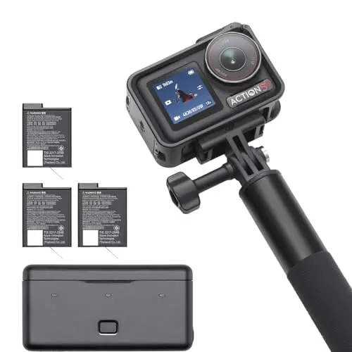 DJI Osmo Action 5 Pro Adventure Combo action camera with dual OLED screens