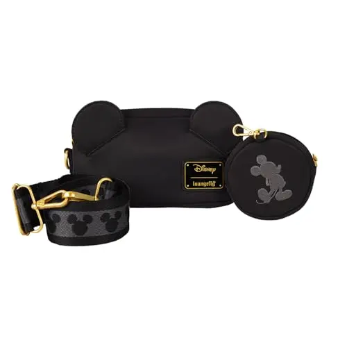 Loungefly Disney Mickey Ears Sling Bag with embroidered details