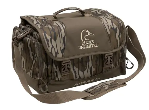 ALPS OutdoorZ Ducks Unlimited Floating Blind Bag in Mossy Oak Bottomland camouflage
