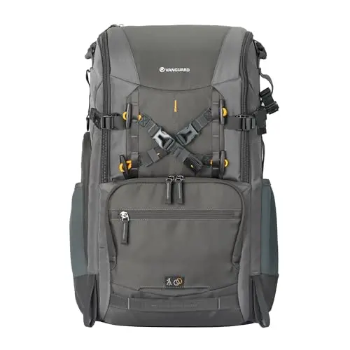 VANGUARD Alta Sky 62 camera backpack showing side profile and tripod holder
