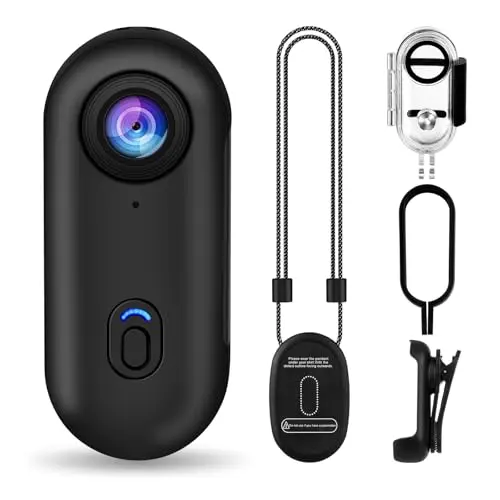Sixmou i3 tiny thumb-sized action camera with magnetic mount