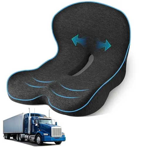 leqsdijk dark grey L-shaped truck driver seat cushion