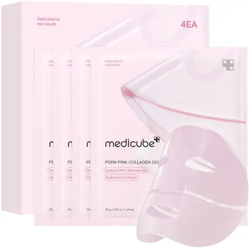 MEDICUBE Salmon DNA PDRN pink collagen jelly gel mask sheets