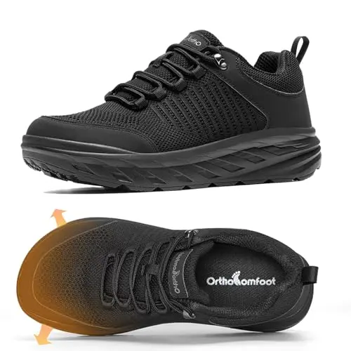 OrthoComfoot Men's Orthopedic Diabetic Walking Sneakers