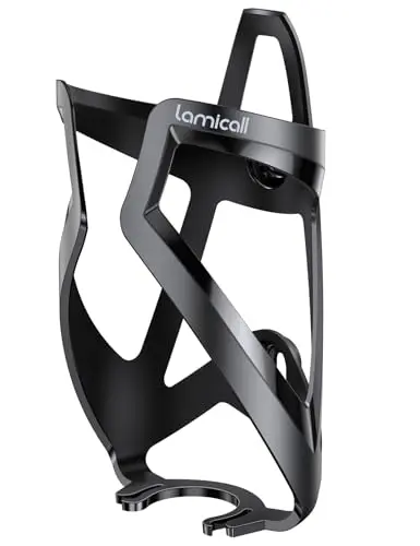 Ultralight Lamicall bike bottle holder with a large insulated bottle