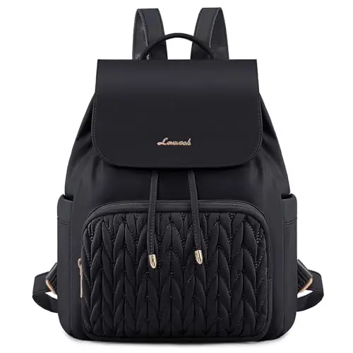 LOVEVOOK mini quilted backpack with anti-theft pocket for women