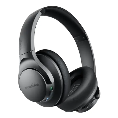 Soundcore Life Q20 Hybrid Active Noise Cancelling Wireless Headphones in black