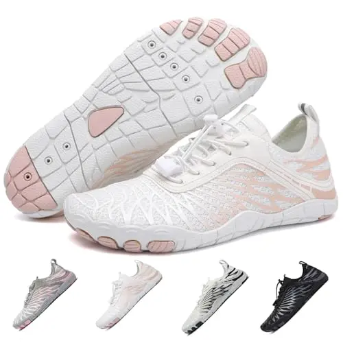 YVIPO barefoot shoes with separate toe compartments and breathable mesh upper