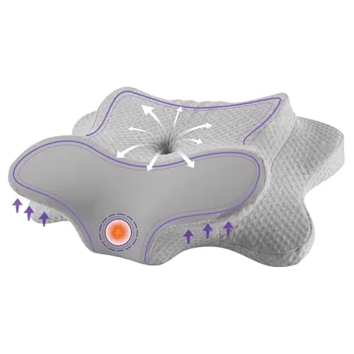 FUNCCUBE butterfly-shaped neck pillow with built-in armrests