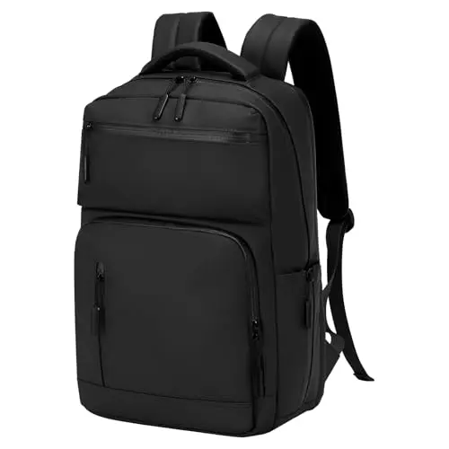 SUIKIHUM waterproof anti-theft backpack in black