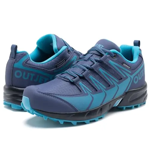 OUTJET Womens Waterproof Hiking Shoes
