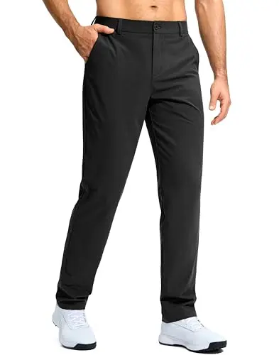 G Gradual men's golf pants in black, offering a tailored, casual look.