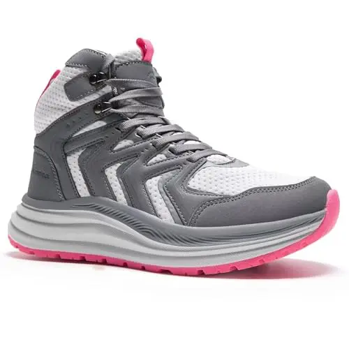 Women's Orthopedic Trekking Ankle Boots in Grey