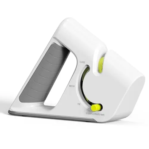 CAROTE Light Grey 4-in-1 kitchen and pocket knife sharpener