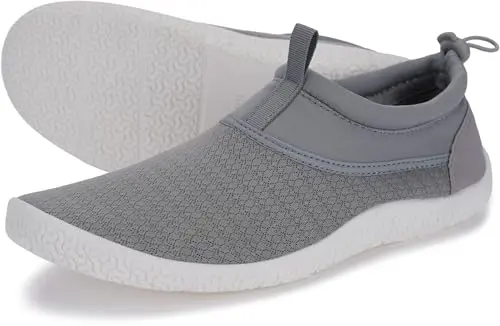 WHITIN minimalist water shoes in light grey
