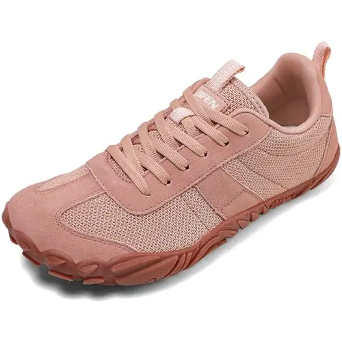 UBFEN unisex barefoot minimalist sneaker in pink