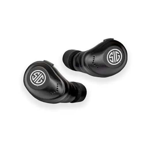 AXIL and SIG SAUER co-branded XCOR PRO shooting earbuds