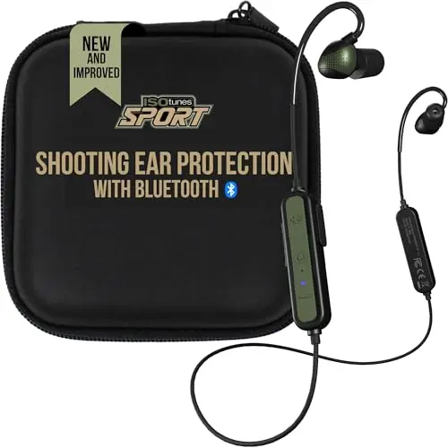 ISOTUNES Sport ADVANCE BT 2.0 tactical shooting earbuds with neck cable