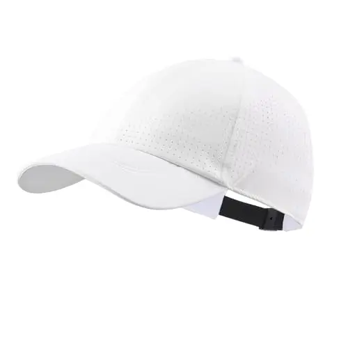 Home Prefer Water Repellent quick-dry baseball-style golf cap in white