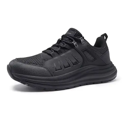 Men's Orthopedic Breathable Running Shoes in black